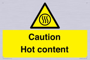 Caution Hot content